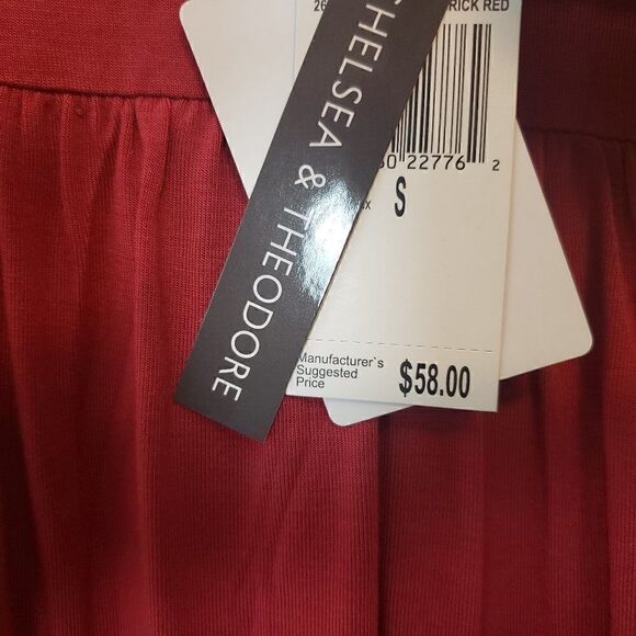 Chelsea & Theodore Long Sleeve Top Modal S NEW - Picture 5 of 6